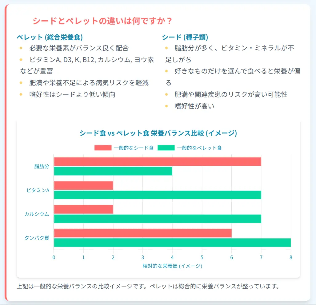 シードとペレットの違い