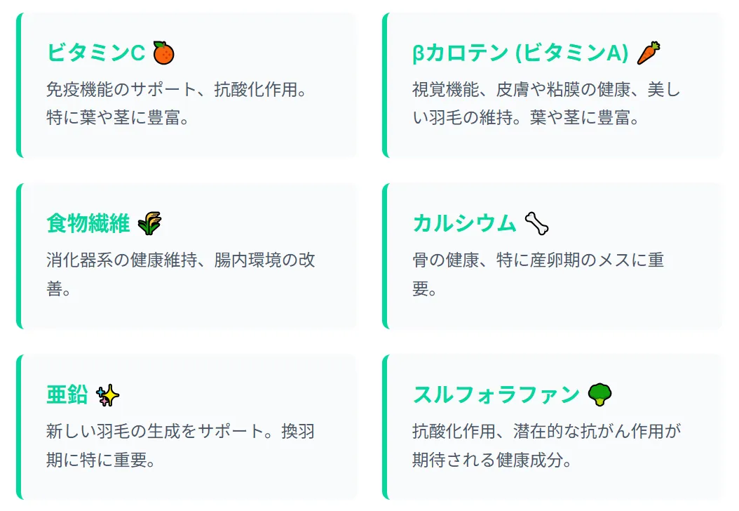 ブロッコリーの栄養素