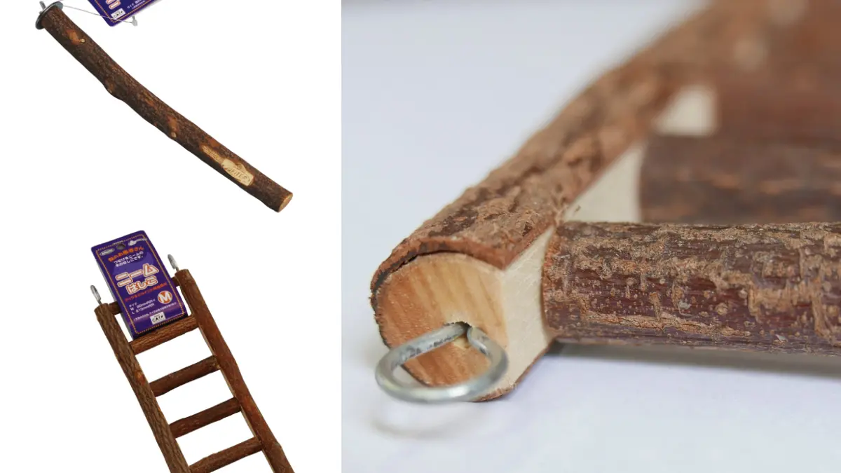 KAWAI ニームパーチの商品画像。天然の抗菌・防虫成分を含むインド原産ニームの木を使用し、消臭効果でケージ内を清潔に保つ