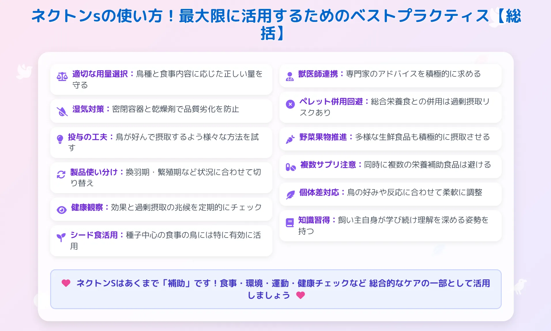 ネクトンsの使い方まとめ
