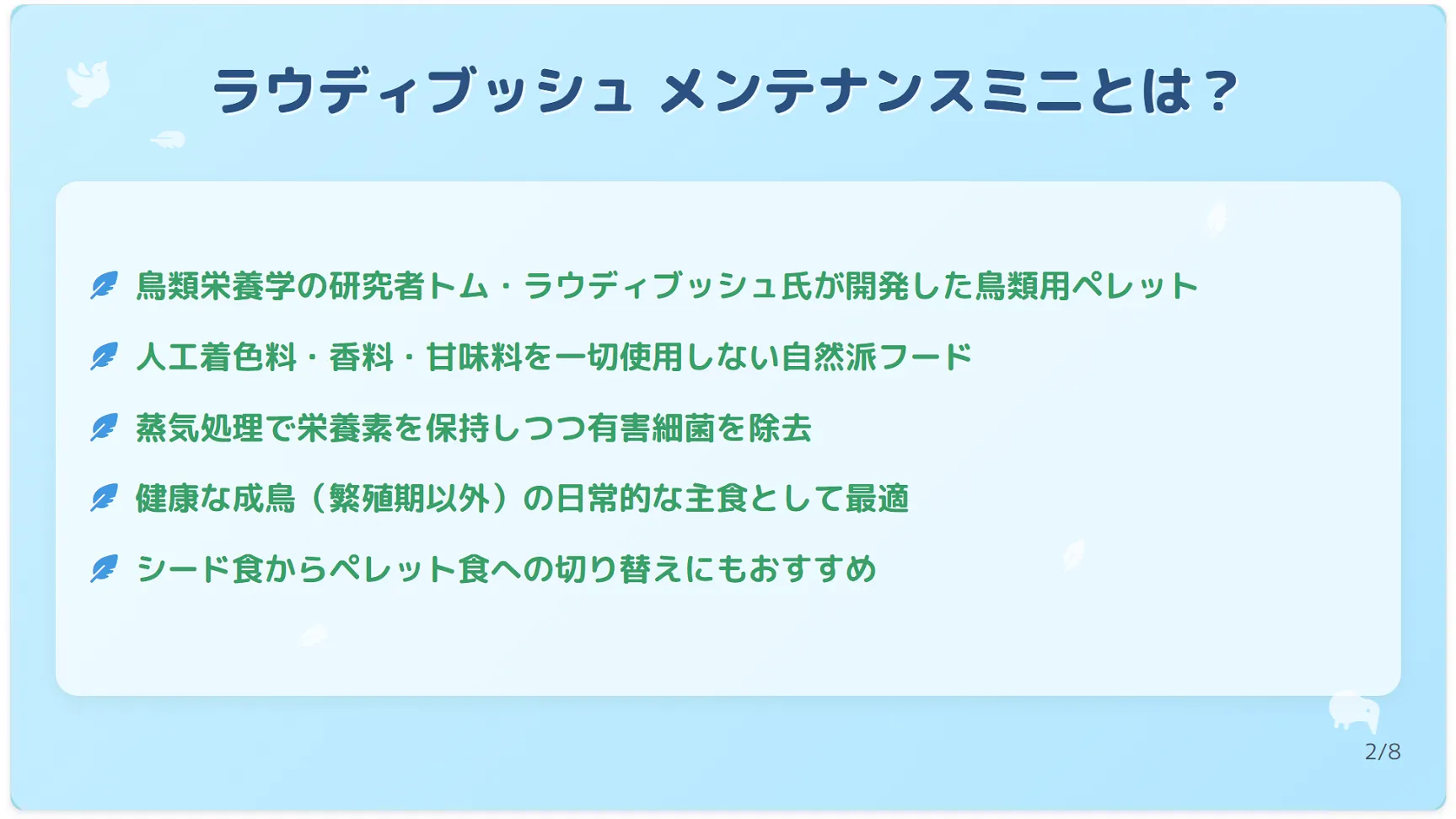 ラウディブッシュメンテナンスミニとは