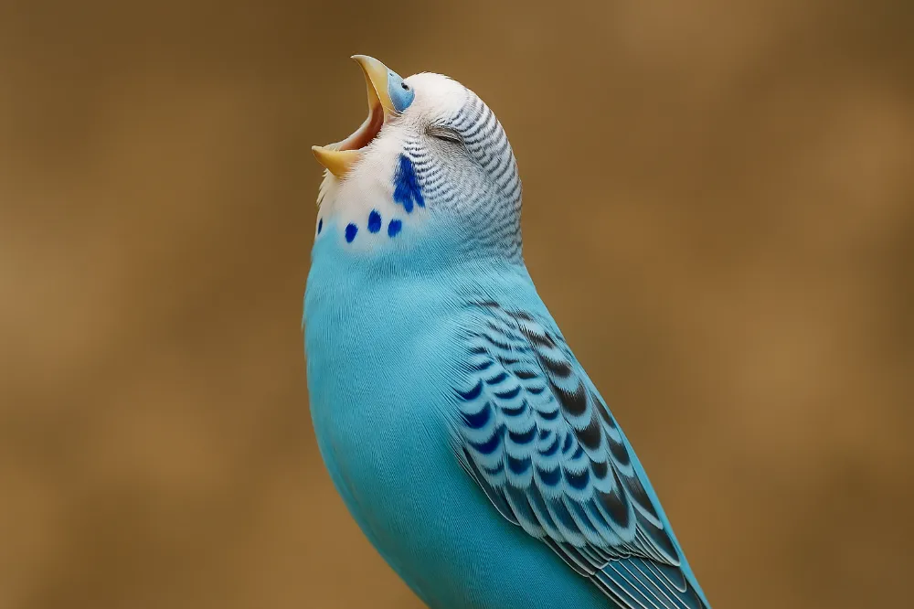 セキセイインコの呼び鳴き 