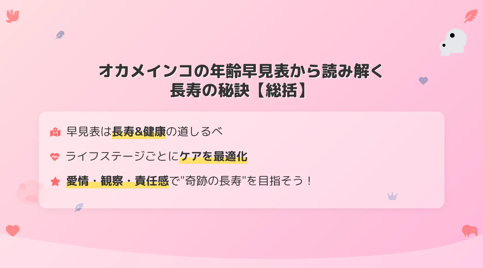 オカメインコの年齢早見表から読み解く長寿の秘訣まとめ