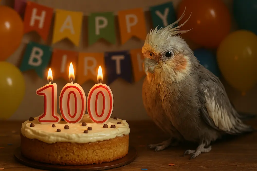 100歳のオカメインコ