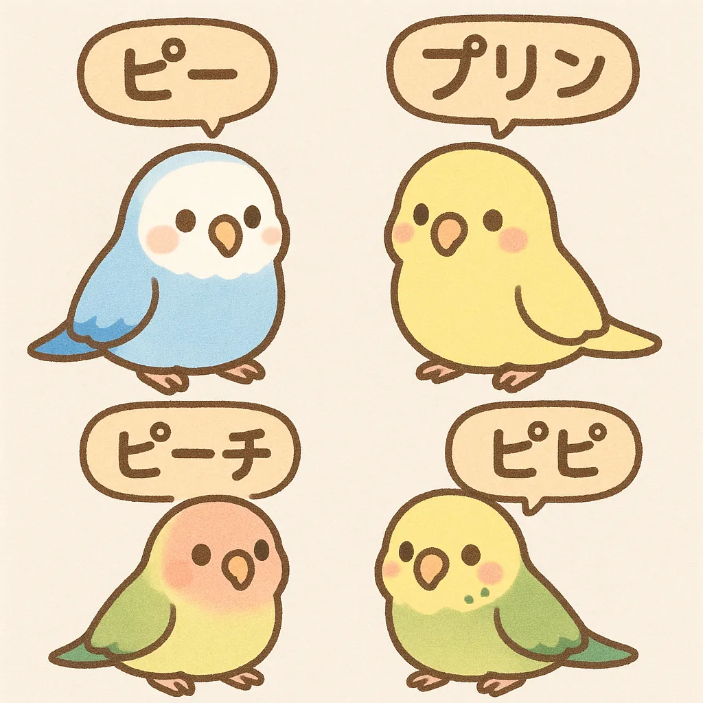 インコの名前ランキング