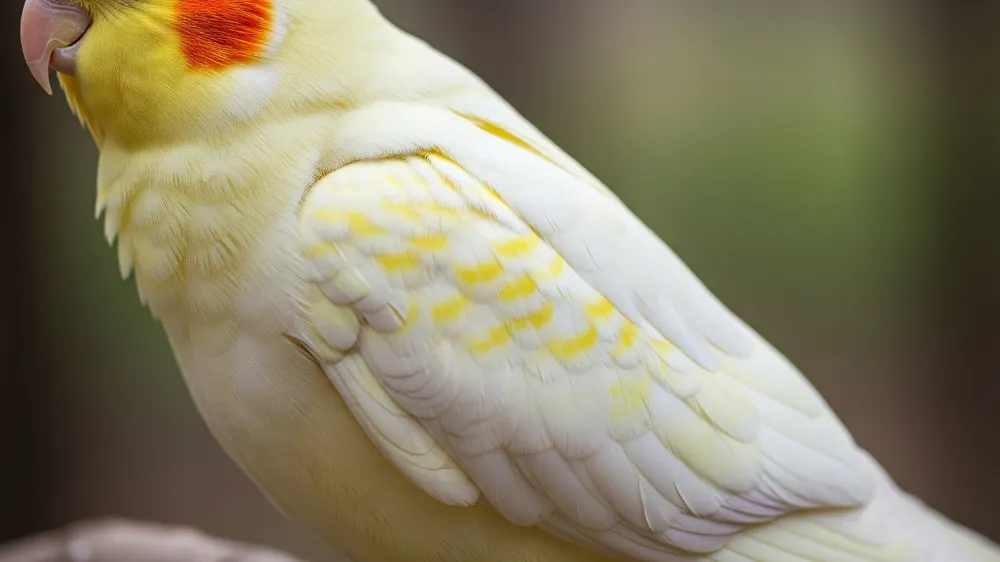 オカメインコ ルチノーとルチノーパールの違いを比較した写真
