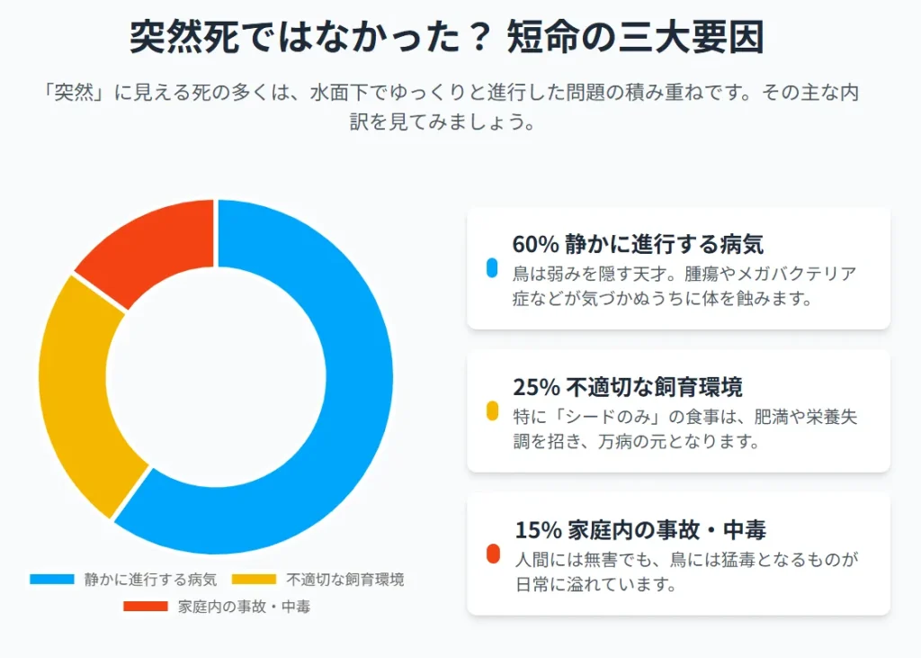 突然死ではなかった？短命の三大要因