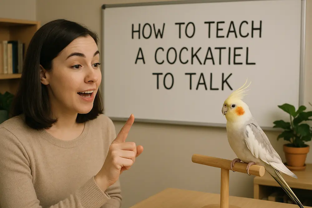 オカメインコのおしゃべりの教え方