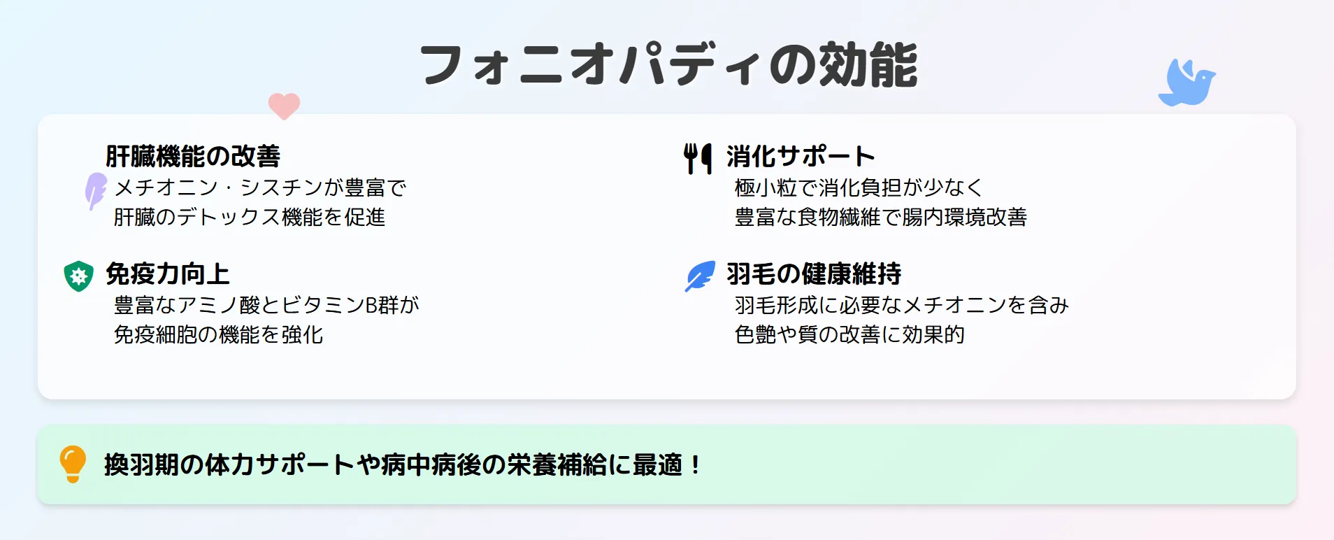 フォニオパディの効能