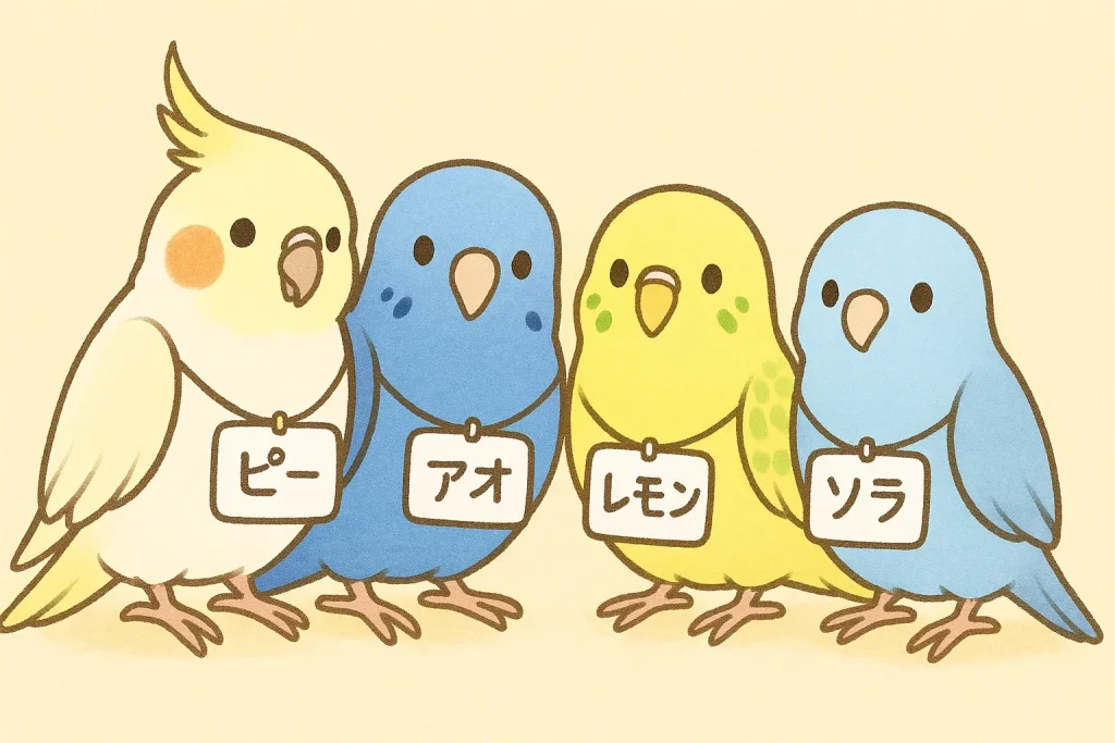 インコの名前ランキング