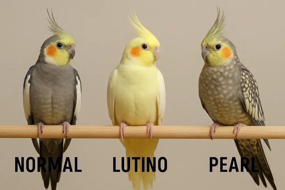 オカメインコの種類