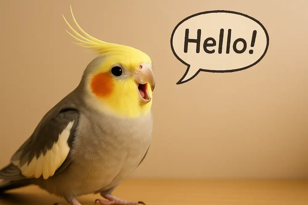 オカメインコのおしゃべり
