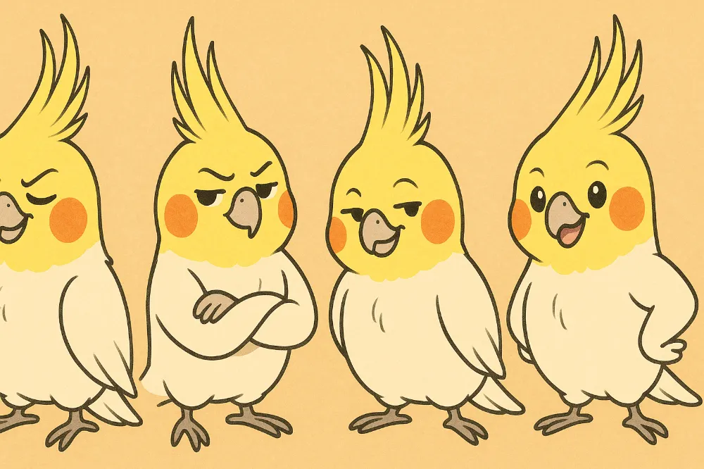 オカメインコドヤ顔