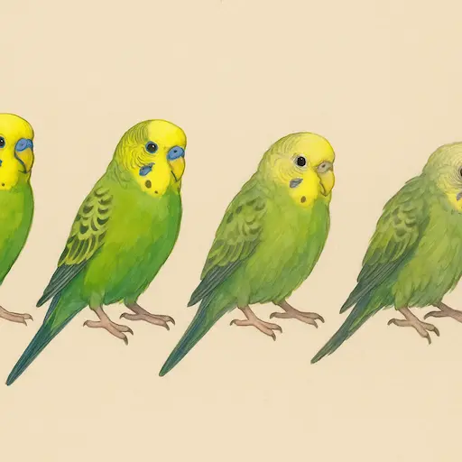 セキセイインコの老化