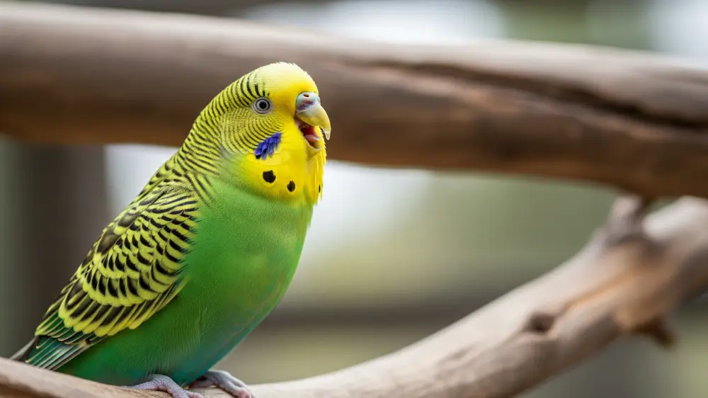 飼い主に向けて様々な鳴き声で感情を表現するセキセイインコ