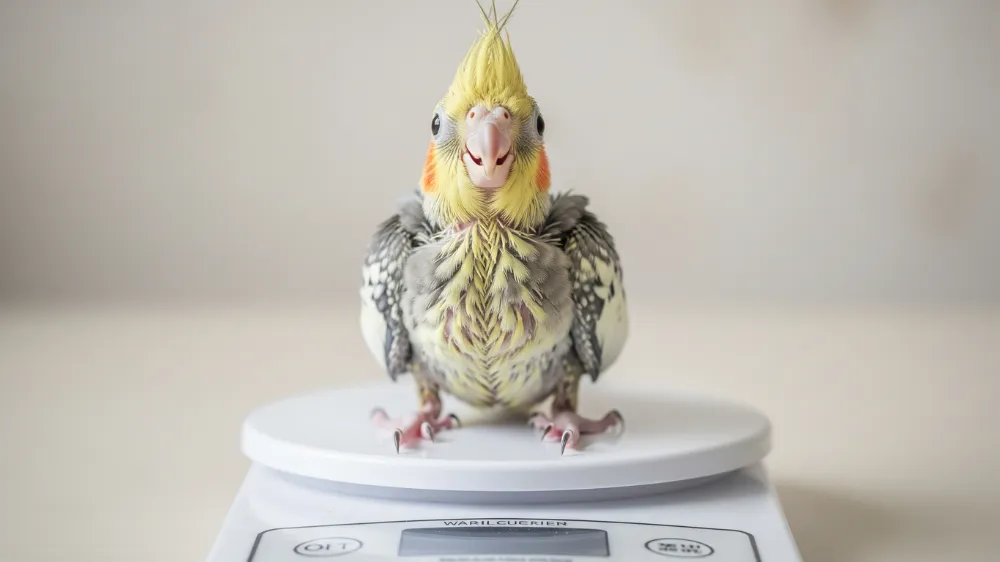 オカメインコの雛の体重推移を記録したノートのグラフとペン