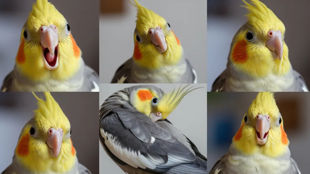 オカメインコの鳴き声8パターンの意味と気持ちを解説するイメージ図