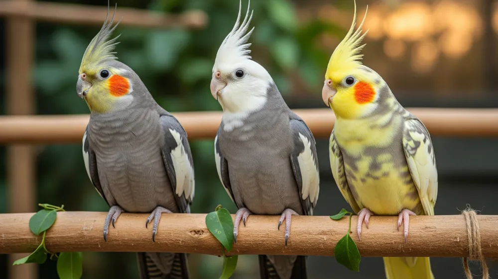 オカメインコでオスを入手しやすい種類ベスト3を図解。1位ノーマル、2位ホワイトフェイス、3位パイドの順。