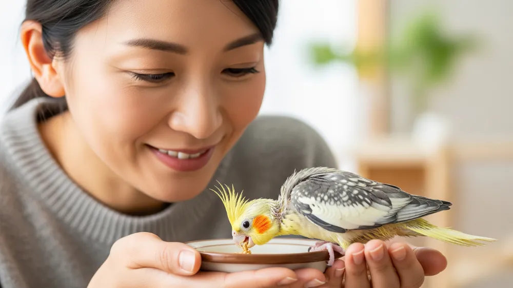 健康的な主食となる、栄養バランスの取れたオカメインコ用ペレット