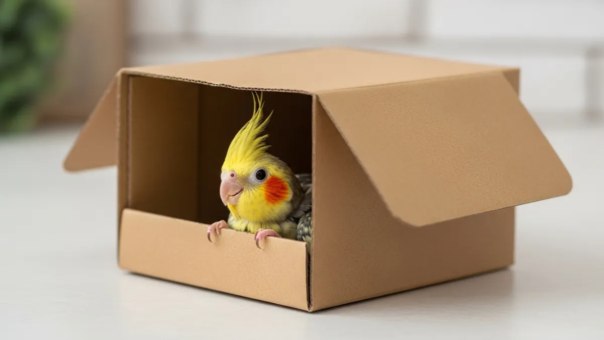 ペットショップから迎えたオカメインコの雛