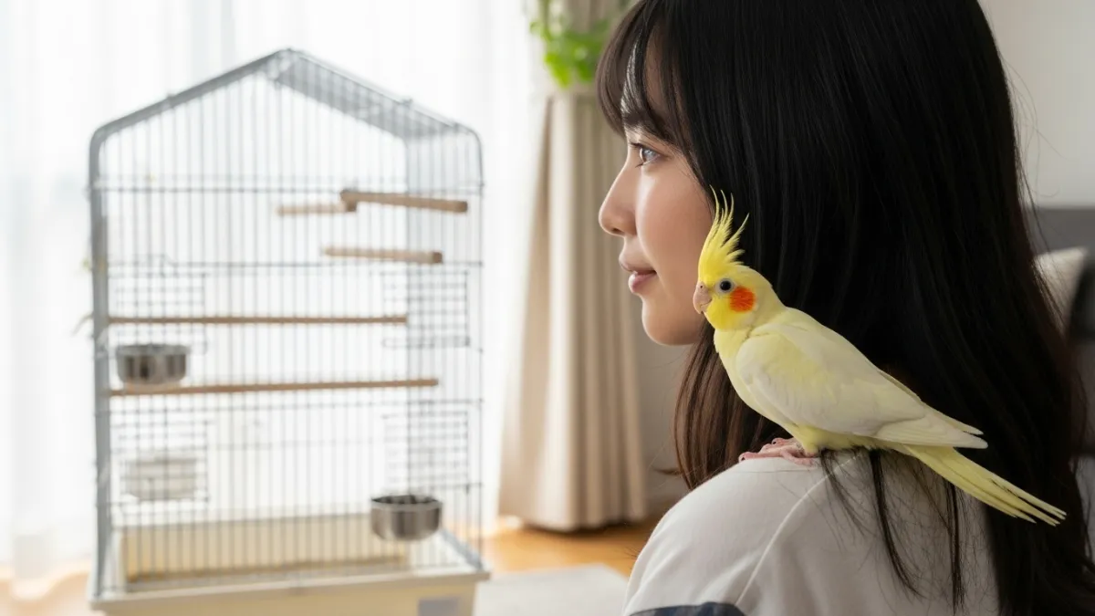 オカメインコ雛のケージデビューでよくある質問への回答。パニック、拒食、体重減少などのトラブル対処法を解説。
