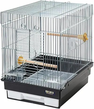 HOEI21てのりケージの実用性。サイズ370×310×140mm、重量2kg前後、引き出しトレイ付きで掃除が簡単。7000-8000円で通院・旅行・避難に対応。