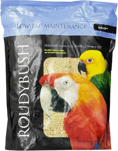 ラウディブッシュ ローファット。タンパク質12.0%、脂質2.0~5.0%の低脂肪設計で、肥満や発情過多の改善を目的とした療養食