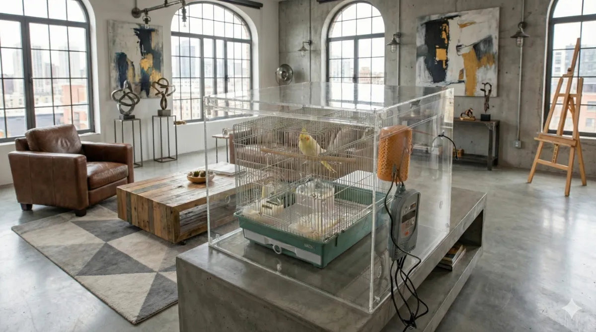 インコの保温・寒さ対策完全ガイド｜ヒーター選びから適温管理まで