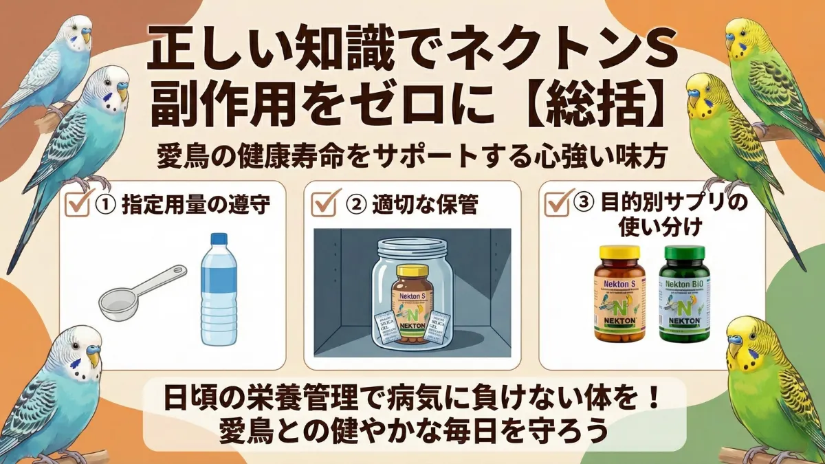 正しい知識でネクトンsの副作用をゼロにする使い方