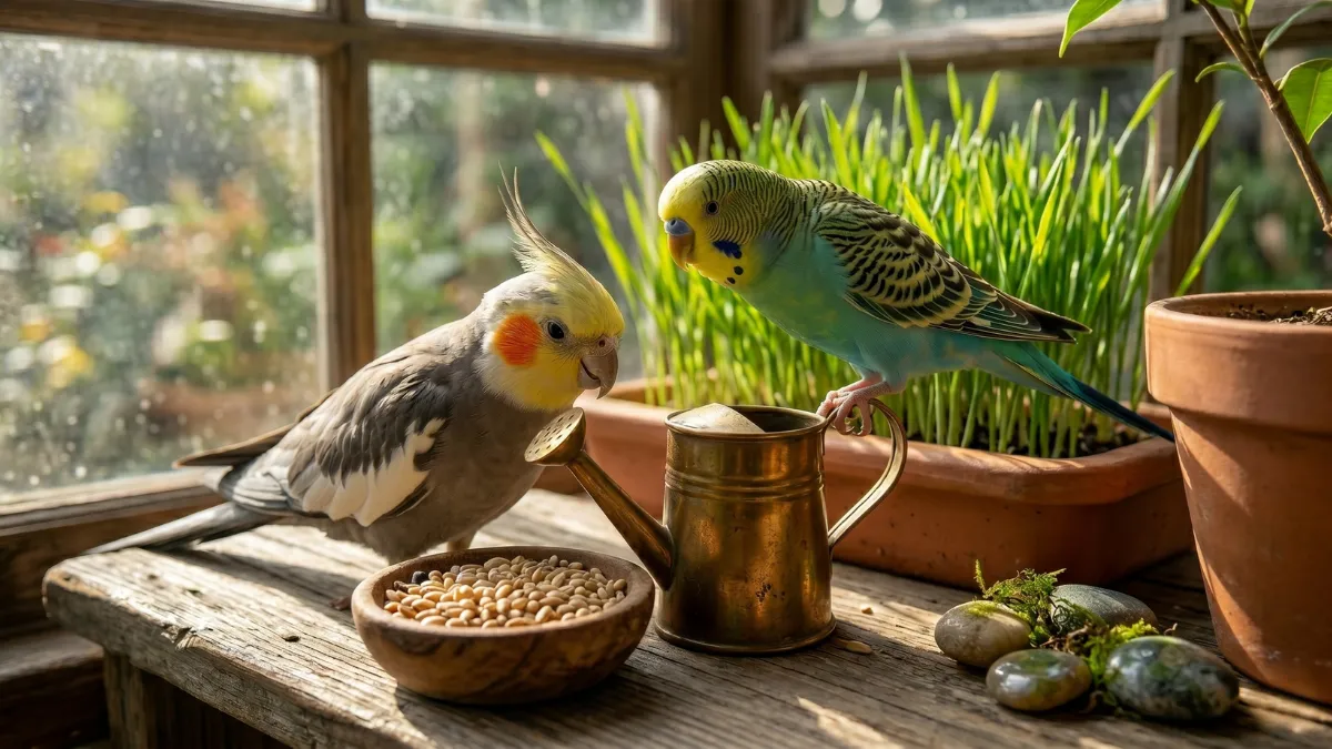 セキセイインコに大麦は硬すぎる